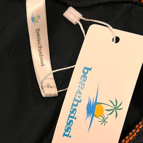 Beachsissi Chevron Crisscross Ruffled Midi Dress, NWT, XL - Picture 6 of 12